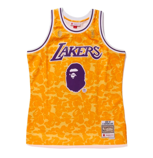 MAILLOT BAPE x  LAKERS ABC SWINGMAN